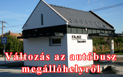 Autóbusszal közlekedők figyelmébe!