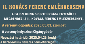 Horgászok figyelem!